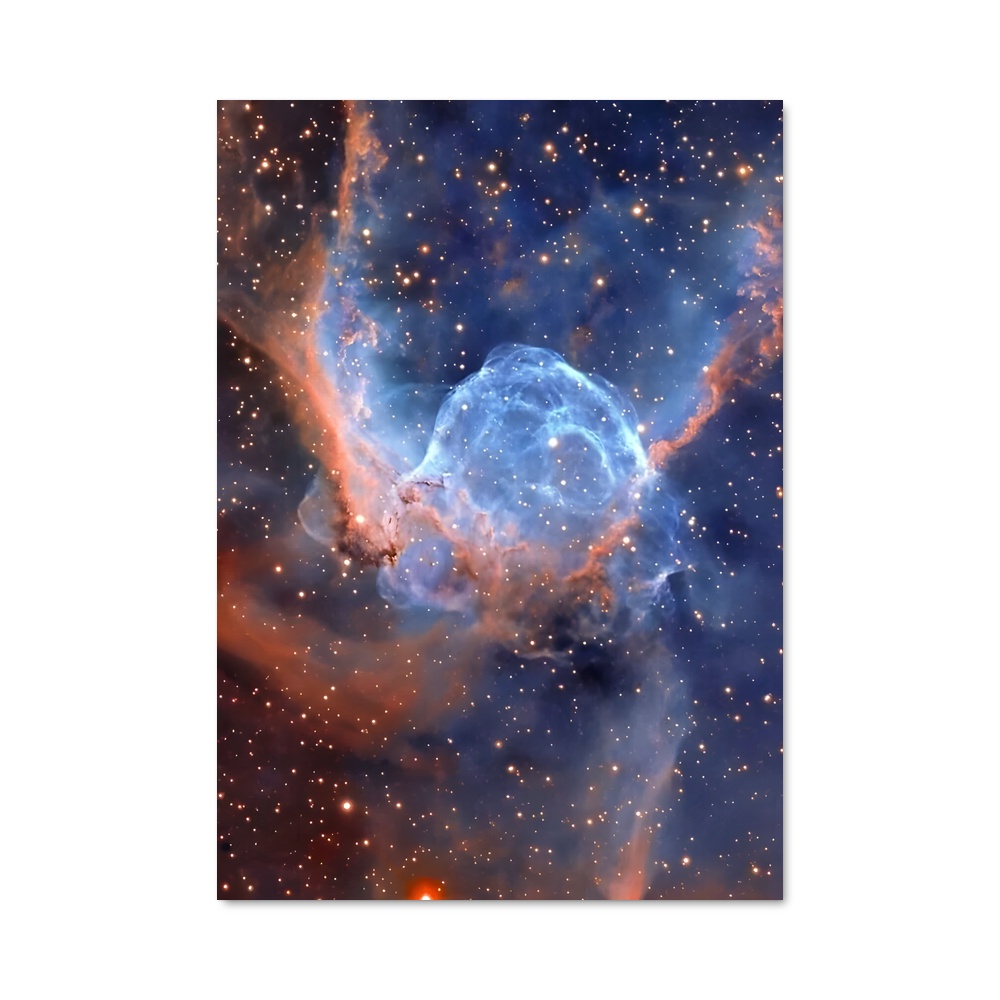 Poster Galaxie Sphérique Captivante